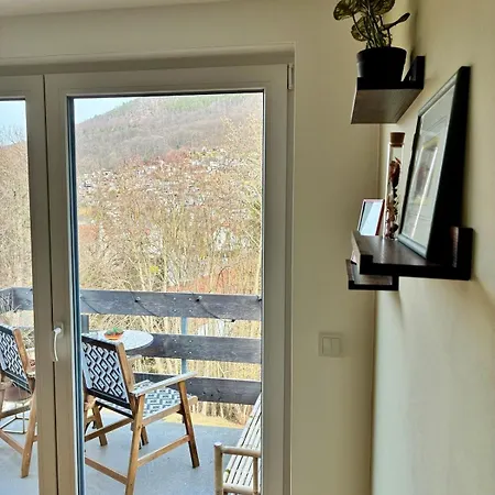 Lägenhet Modern With Balcony & View Near Dresden