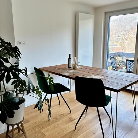 Lägenhet Modern With Balcony & View Near Dresden *