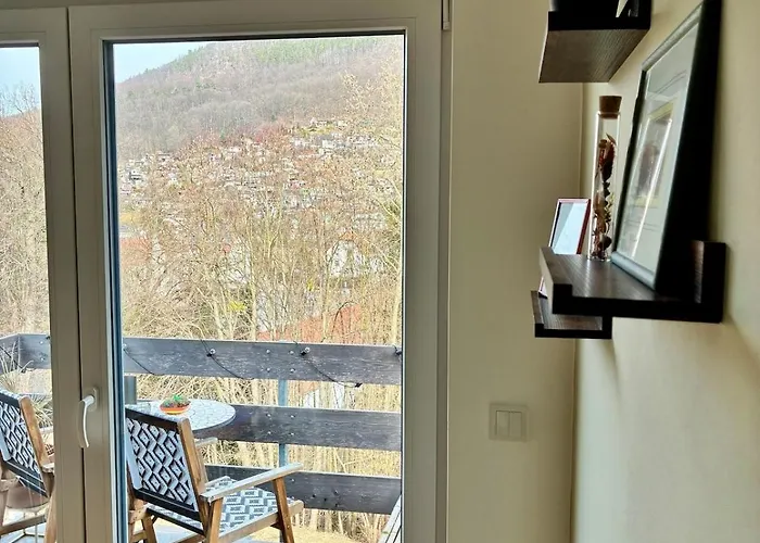 Lägenhet Modern With Balcony & View Near Dresden